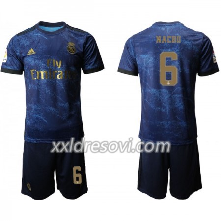 Real Madrid NACHO 6 Drugi Dječji Komplet Dresovi za Nogomet 2019-2020 (+ kratke hlače)